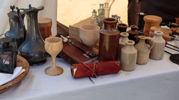 istock Jacobean Era Surgeon's Table & Equipment Replicas. 2171617921