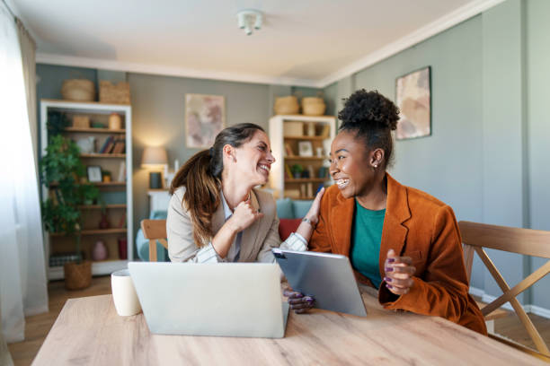 istock Diverse Businesswomen Engaging in Remote Work 2171618199