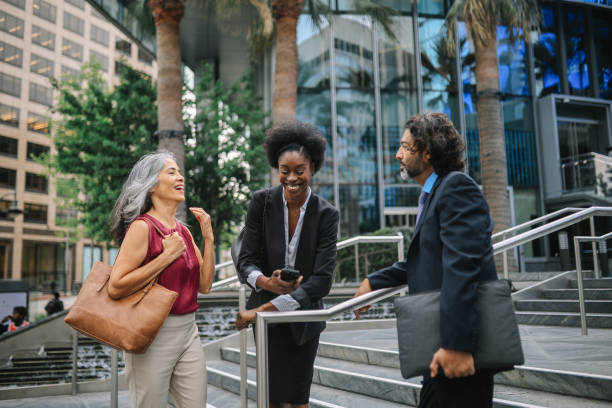 istock Woman showing new app development progress to colleagues 2171621315