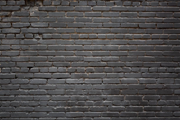 istock Black brick wall texture background. Abstract texture for designers. Texture brick wall 2171622450