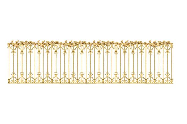 golden gates  isolated on white background