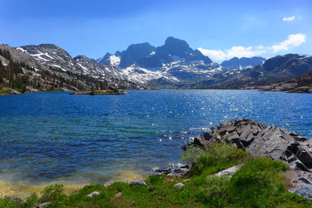 John Muir Trail between Shadow Lake and Thousand Island Lake in the Ansel Adams Wilderness of Inyo National Forest