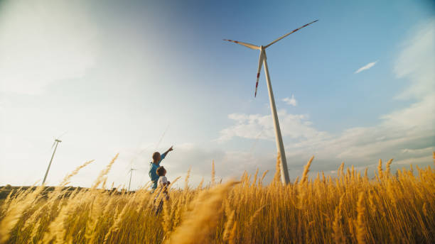 istock Caucasian Father and Son Exploring Renewable Energy 2171640524