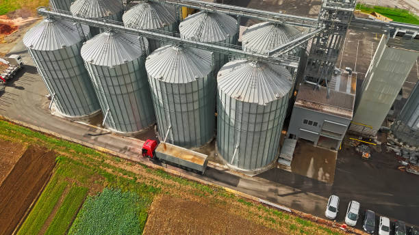 istock Agricultural Industry Corn Silo to Truck Transfer 2171642164