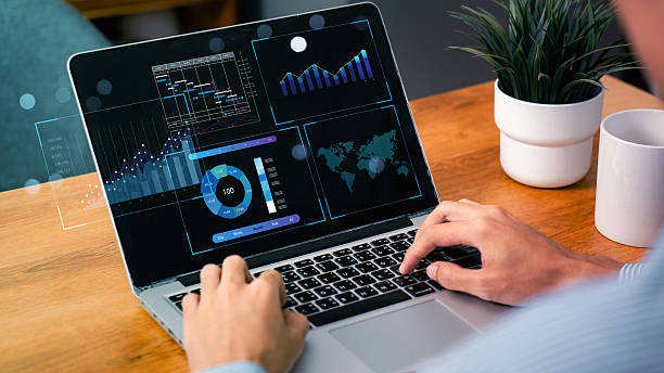 istock Analyst working in Business Analytics and Data Management System to make report with KPI and metrics connected to database. Corporate strategy for finance, operations, sales, marketing. 2171648903