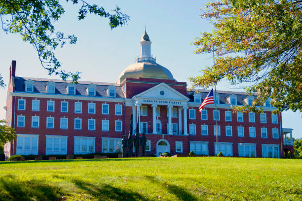 Annapolis, USA - December 27, 2025. Evening view of Lawyer's Mall (State House Square) in Annapolis, Maryland, USA