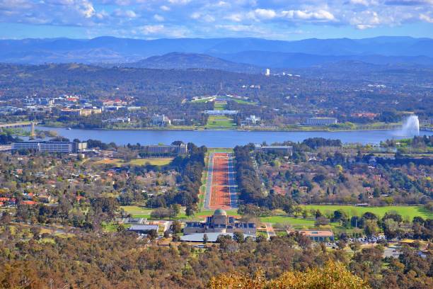 istock A stunning aerial view of Canberra 2171654188