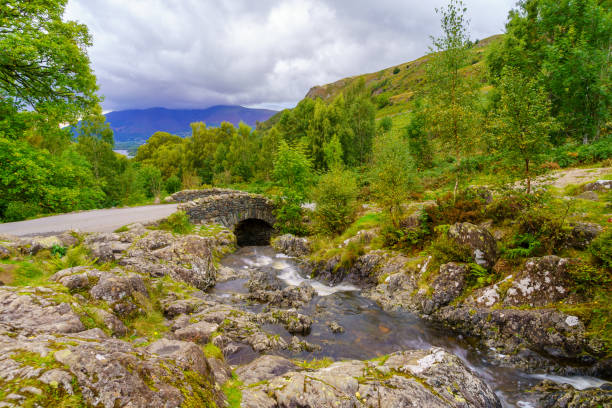 istock Ashness Bridge, traditional stone-built bridge, the Lake District 2171654989