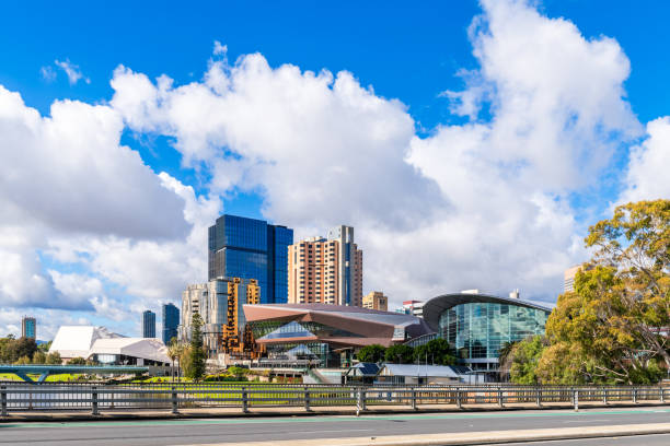 Adelaide City skyline on a day