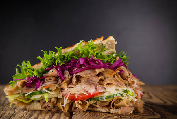 istock Close up of kebab sandwich 2171659306