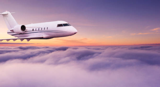 istock Commercial airplane flying above clouds 2171659554