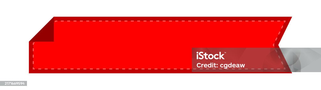 Simple Red Label Label Frame Simple Red Label Tag Rectangular For Text Frame Stock ...