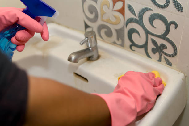 istock Deep Cleaning the Bathroom Sink 2171673083