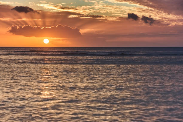 istock Beautiful sunset over the ocean 2171674302