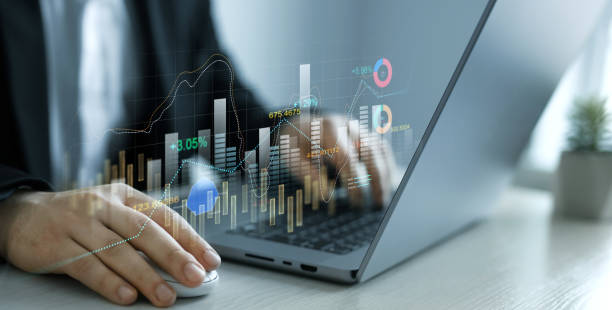 istock Business growth graph chart.Arrow up with graph corporate future growth plan. Financial marketing graph grow chart.Business increase, profit, development and success 2171674787