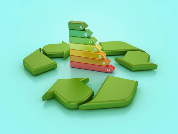 istock Efficient Energy Diagram with Recycling Symbol 2171675863