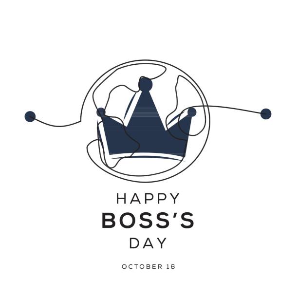 World Boss’s Day. World Boss’s Day, held on 16 October. boss-day stock illustrations