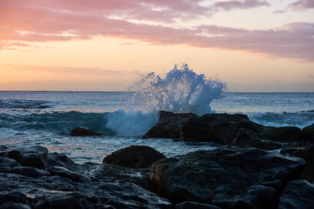 Beautiful sunset over the ocean
