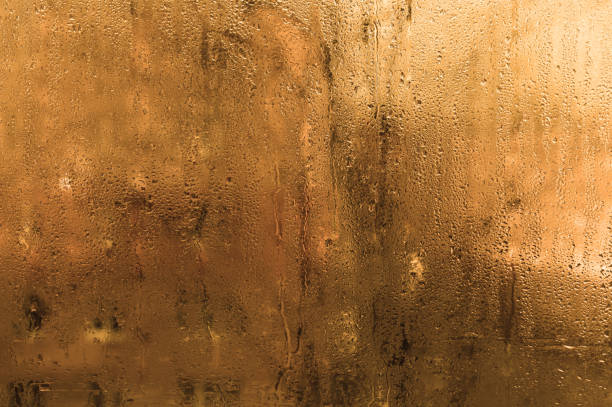 istock wet glass. condensation on the glass 2171687355
