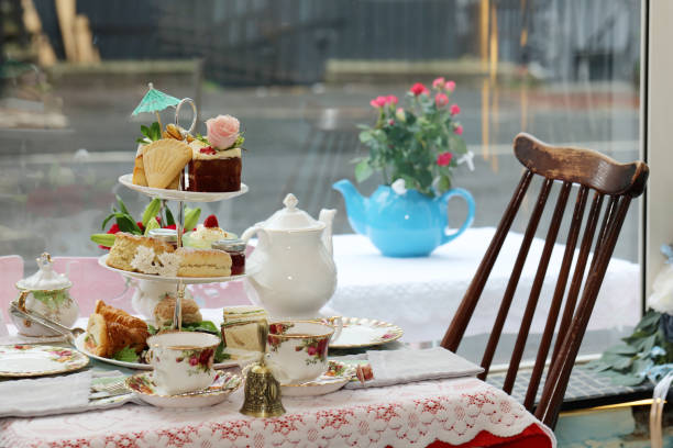 istock Traditional English Afternoon Tea room 2171694207