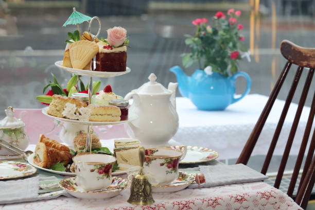istock Traditional English Afternoon Tea room 2171694973