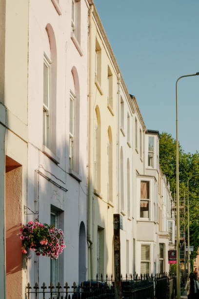 istock Colourful houses in a row 2171698436