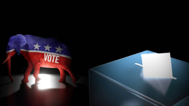 istock Us presiental elections.Vote.Republicans,Elephant. 2171700896