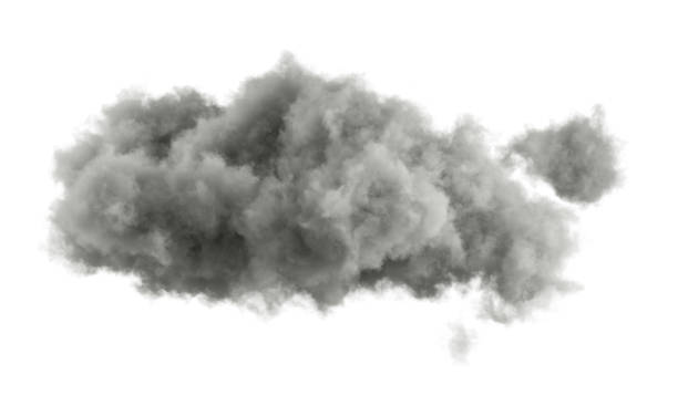 istock Darkness clouds fluffy shapes special effect isolated on white backgrounds 3d rendering 2171700984