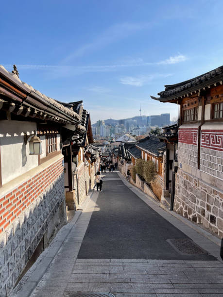 istock Korean traditional village 2171701595