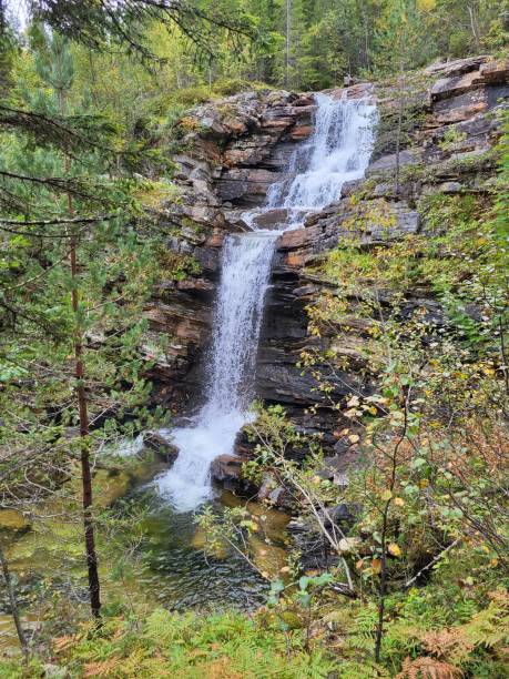 istock Waterfall in the late summer 2171702778