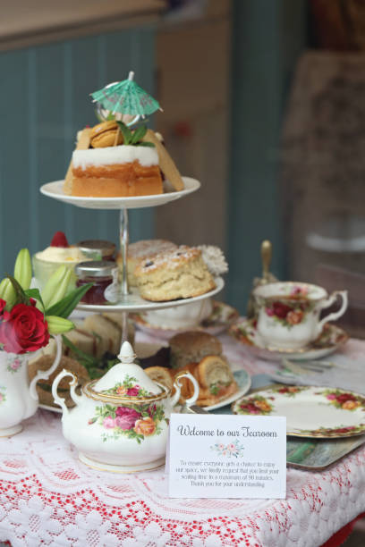 istock Traditional English Afternoon Tea room 2171703156