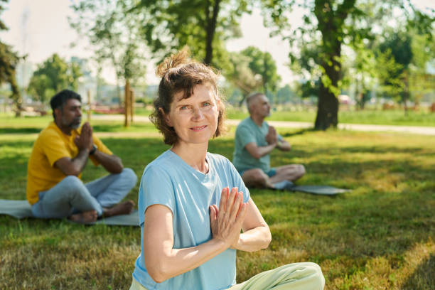 istock Smiling mature woman in activewear 2171703691