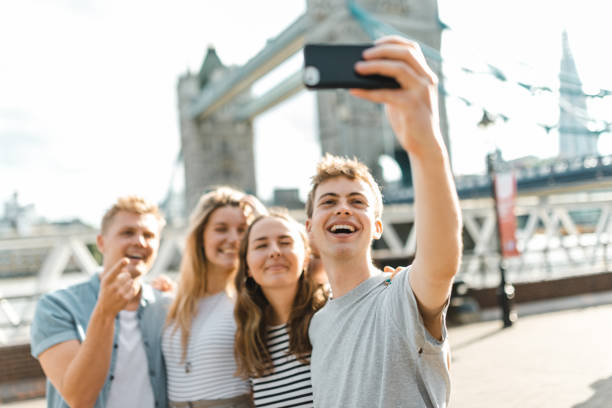 istock group of tourist take a selfie at tower bridge 2171705215