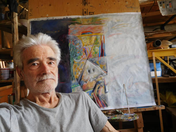 istock An artist in his studio 2171705670