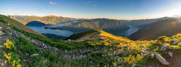 istock Panorama of the two branches of Lake Como 2171707107
