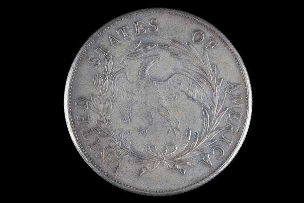 istock Old west period US silver dollar coin 2171711342