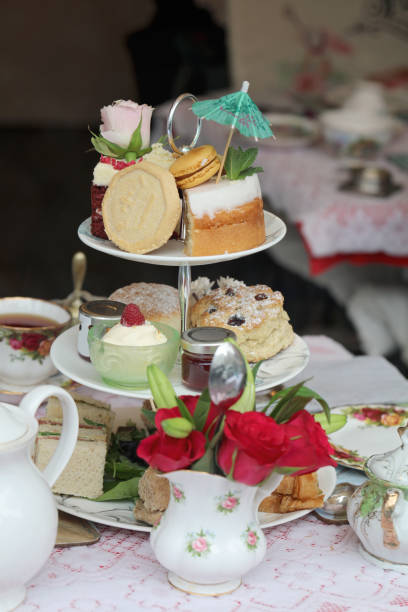 istock Traditional English Afternoon Tea room 2171711616
