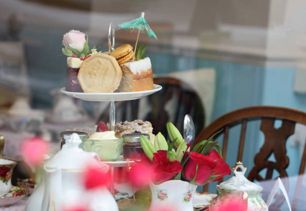 istock Traditional English Afternoon Tea room 2171712470
