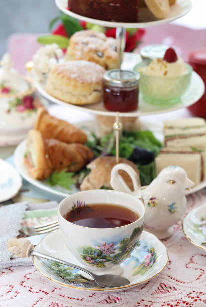 istock Traditional English Afternoon Tea room 2171713350