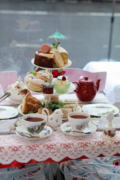 istock Traditional English Afternoon Tea room 2171713576