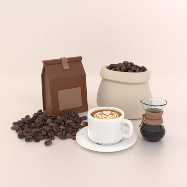 istock Set of packaging with coffee beans 2171714187