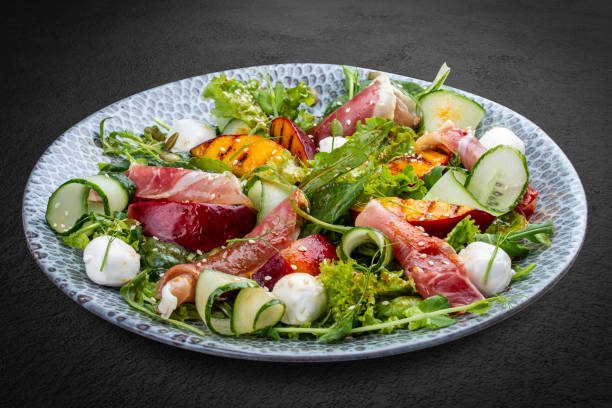 istock Ham and Nectarine Salad with Herbs and Balsamic Dressing 2171716440