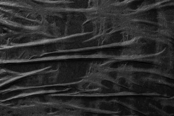 istock Black poster with folds close-up. 2171717173