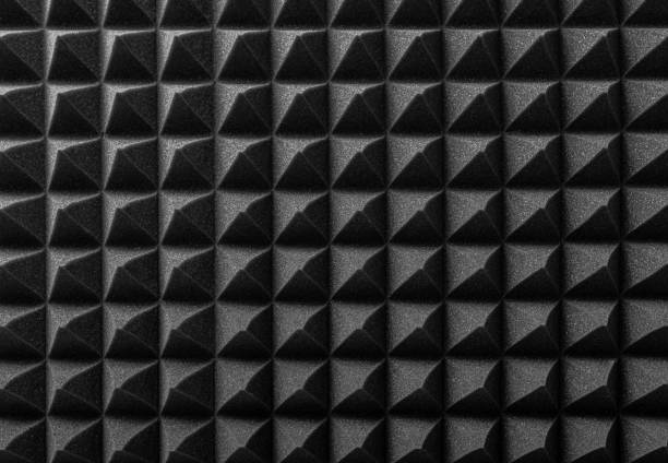 istock Black acoustic foam as an background. 2171717966