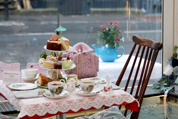 istock Traditional English Afternoon Tea room 2171718678