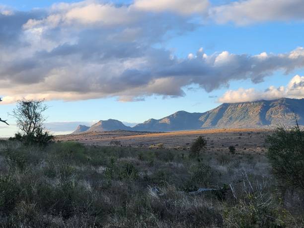 istock A view in Kenya- A mountain range in clouds. 2171718960