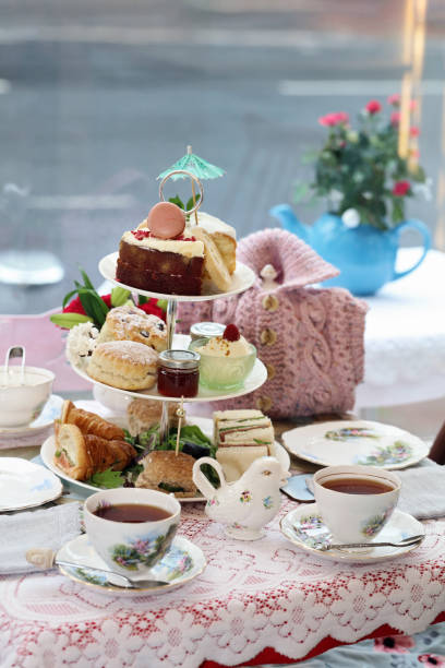 istock Traditional English Afternoon Tea room 2171719393