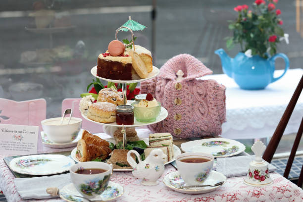 istock Traditional English Afternoon Tea room 2171719751