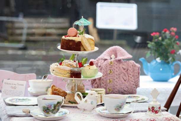 istock Traditional English Afternoon Tea room 2171720501