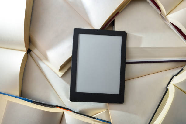 istock Concept between reading in digital and paper 2171721488